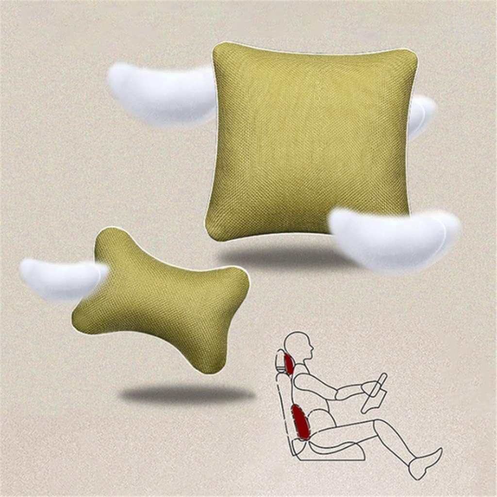 ERTXGBA Car Neck Pillow with Adjustable Height and Memory Foam Support