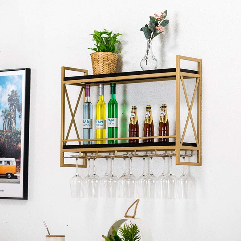 Wall Mounted Wine Rack with Cork Storage