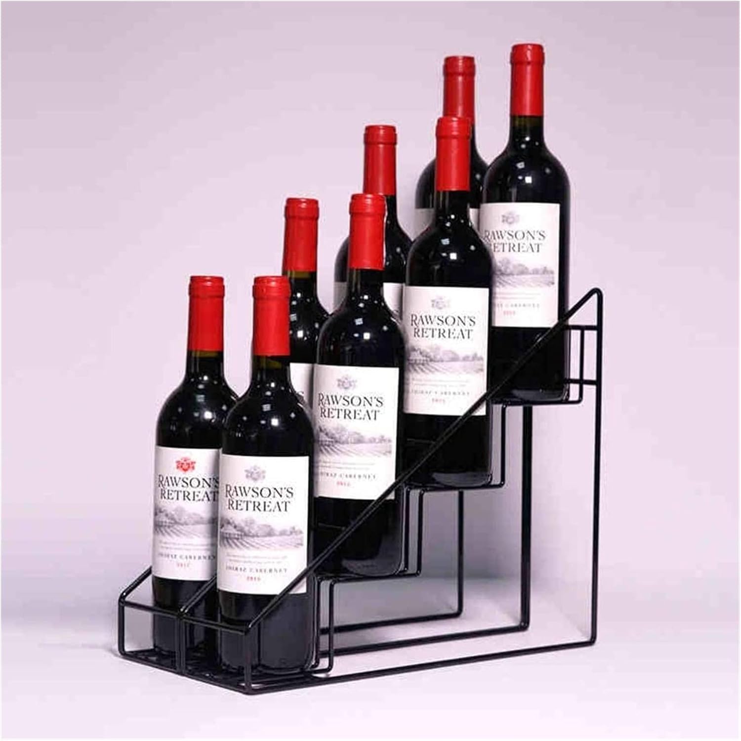 ALDEPO Freestanding Metal Wine Rack for Kitchen
