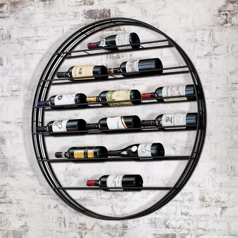 Wine Enthusiast 12-Bottle Wall Display Wine Rack