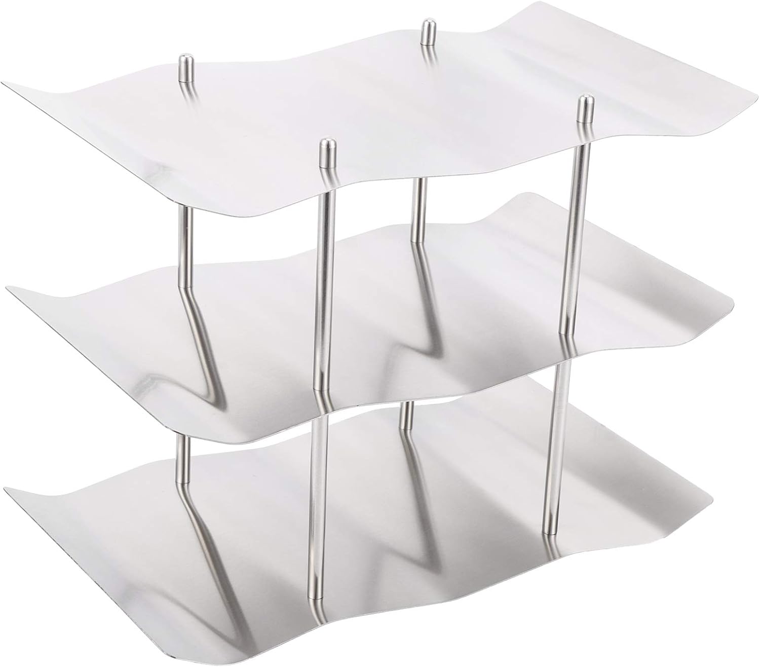 3 Tier Stainless Steel Wine Rack Freestanding