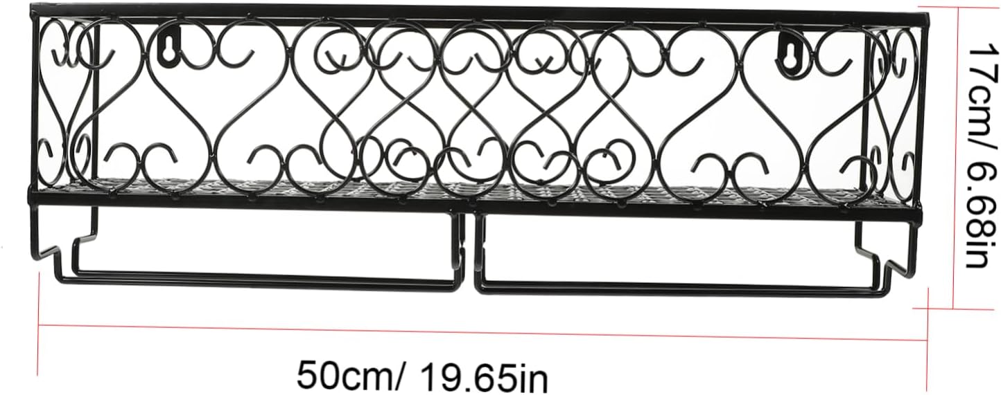 NAMOARLY Wall-Mounted Wine Rack Organizer