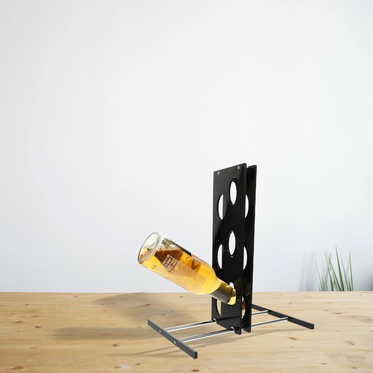 Yardwe Freestanding Wine Rack for Countertop Storage
