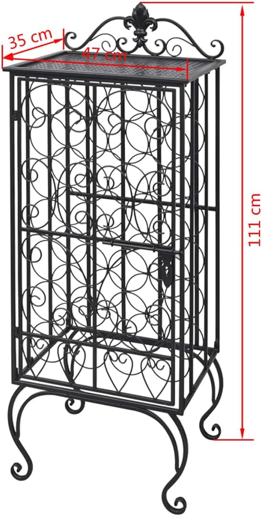 YITHOPI 28 Bottle Metal Wine Rack Countertop