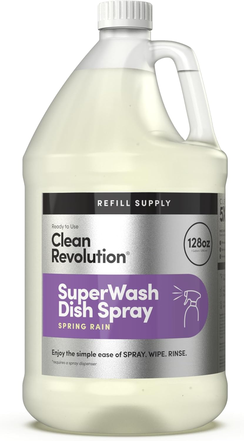 Clean Revolution Dish Spray Refill 128 Fl Oz