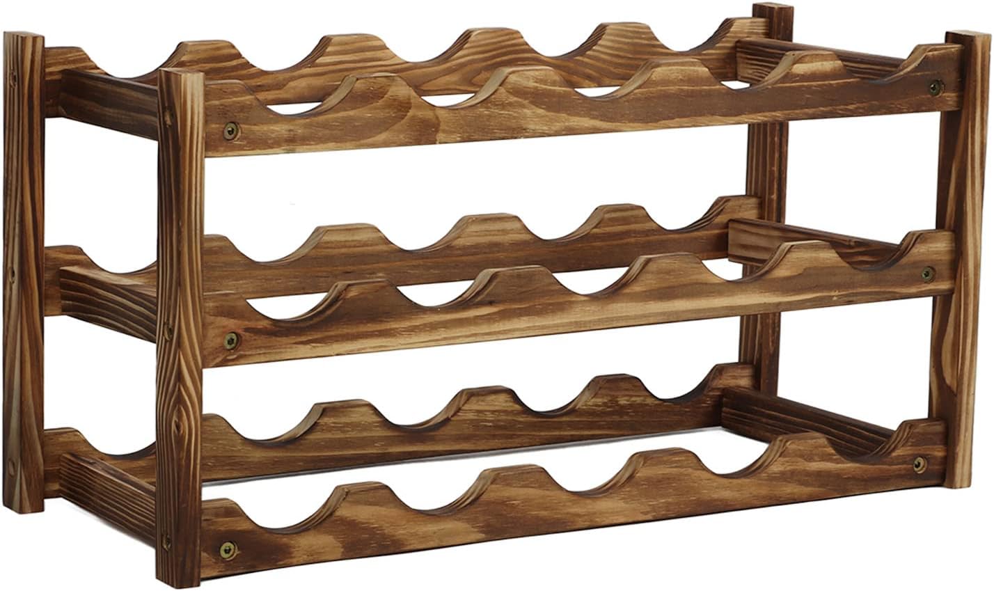 Jeanoko 3 Layer Wine Rack for Home Decor