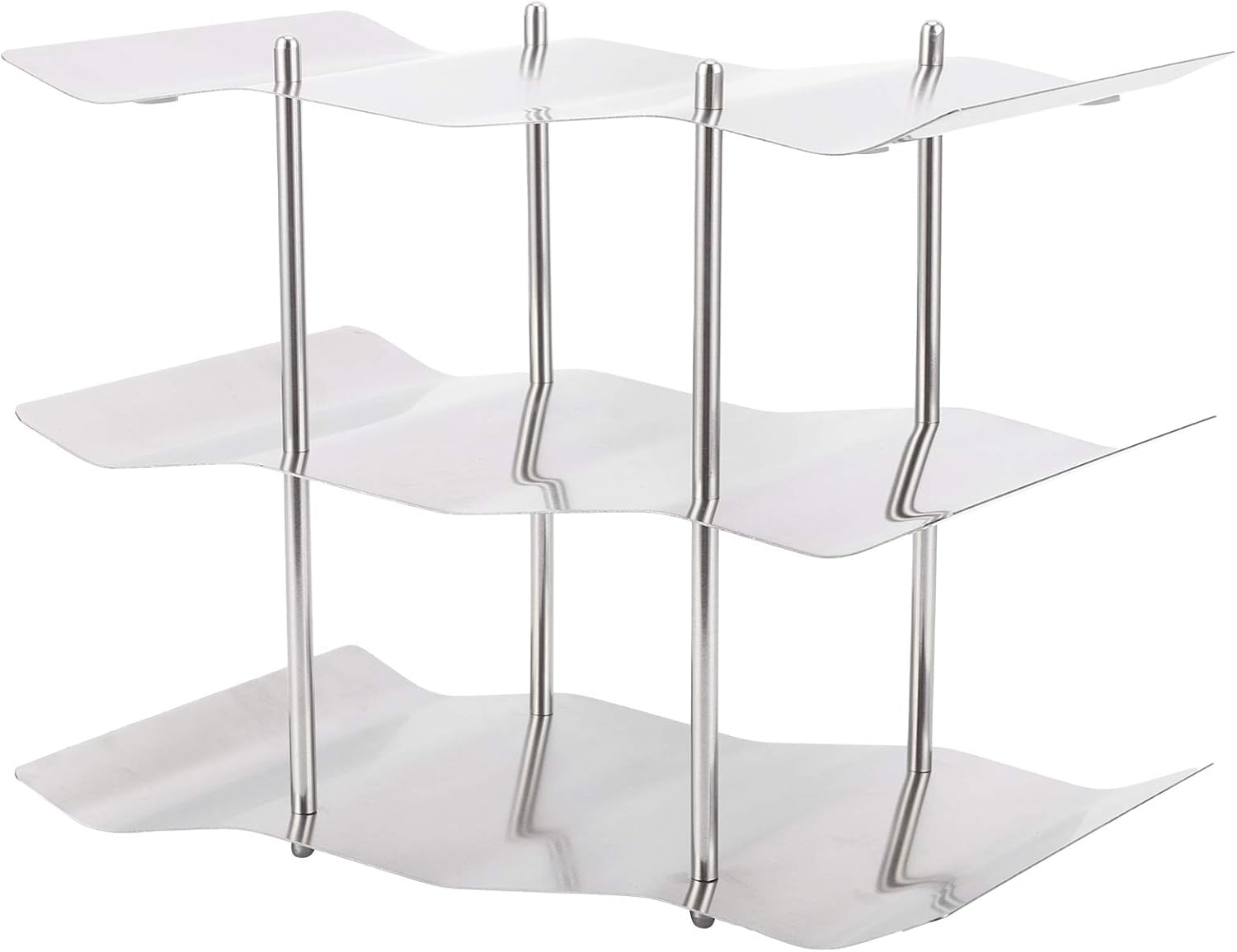 3 Tier Stainless Steel Wine Rack Freestanding