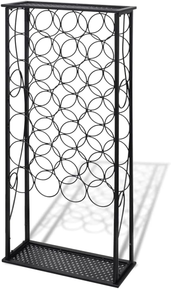 CUMYZO 28 Bottle Wine Rack Metal 154 lb