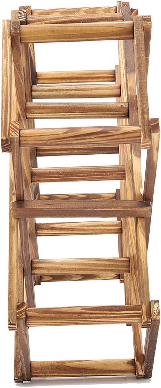 Yosoo Freestanding 3-Tier Wine Rack with Collapsible Accordion Design