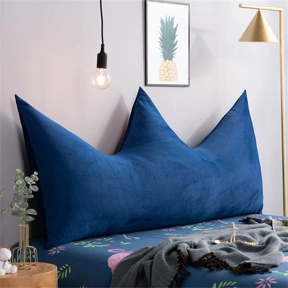 ZZYK Solid Color Fleece Reading Pillow Headrest Cushion