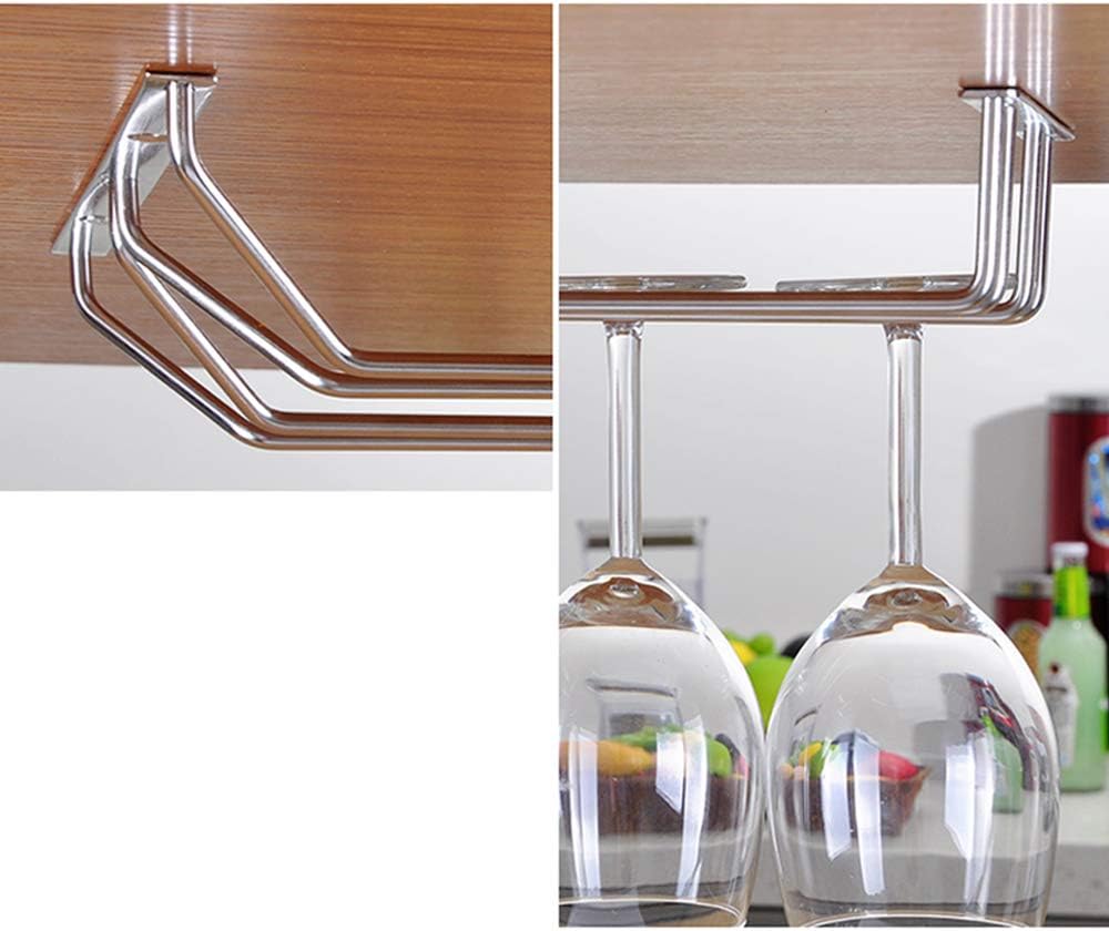 304 Stainless Steel Hanging Wine Glass Holder 1