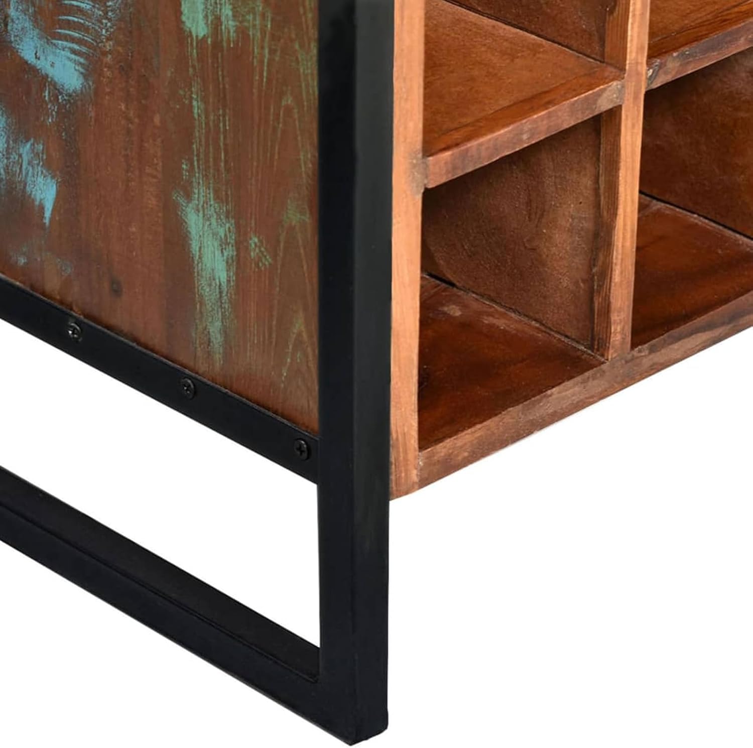 Camerina 16 Bottle Reclaimed Wood Wine Rack