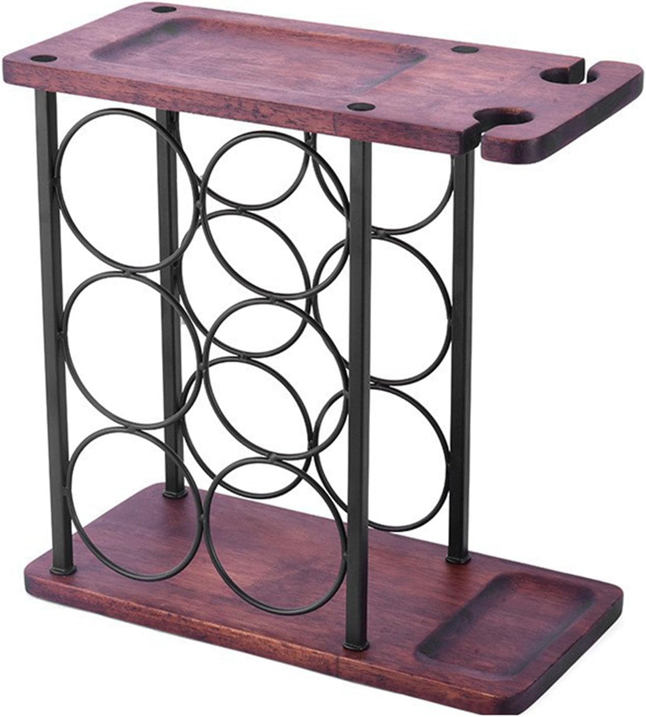 Modern Minimalist Spiral Wine Rack - 6 Bottle Holder