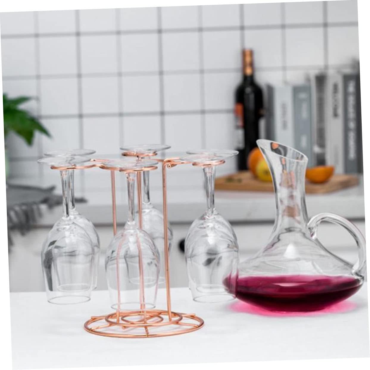 SOLUSTRE 1Pc Tabletop Wine Glass Rack