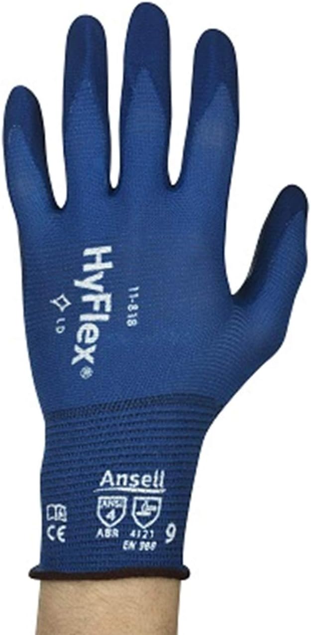 Ansell 11-818-11 FORTIX Foam Nitrile Palm Work Glove 12 Pairs