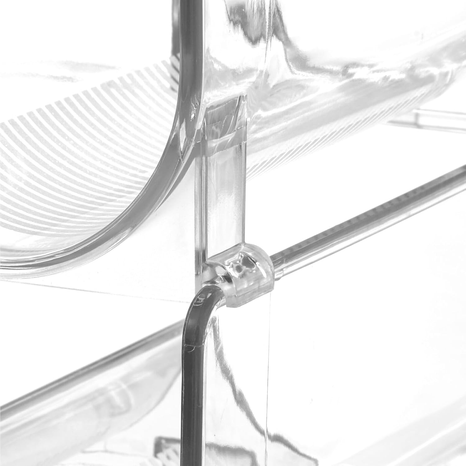 mDesign Stackable Plastic Wine Rack for 3 Bottles