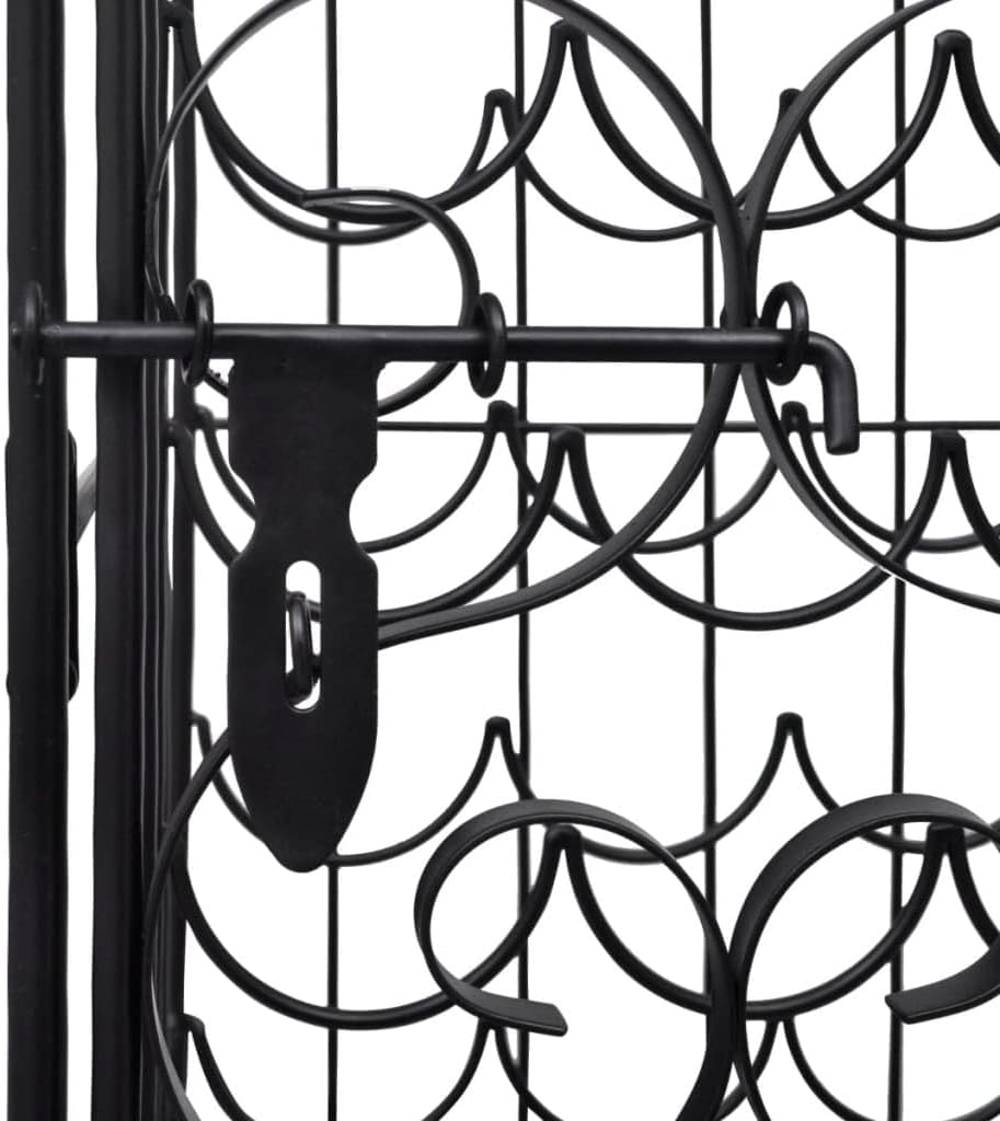 ROMHZKS 35 Bottle Metal Wine Rack - Rust Free and Elegant Design
