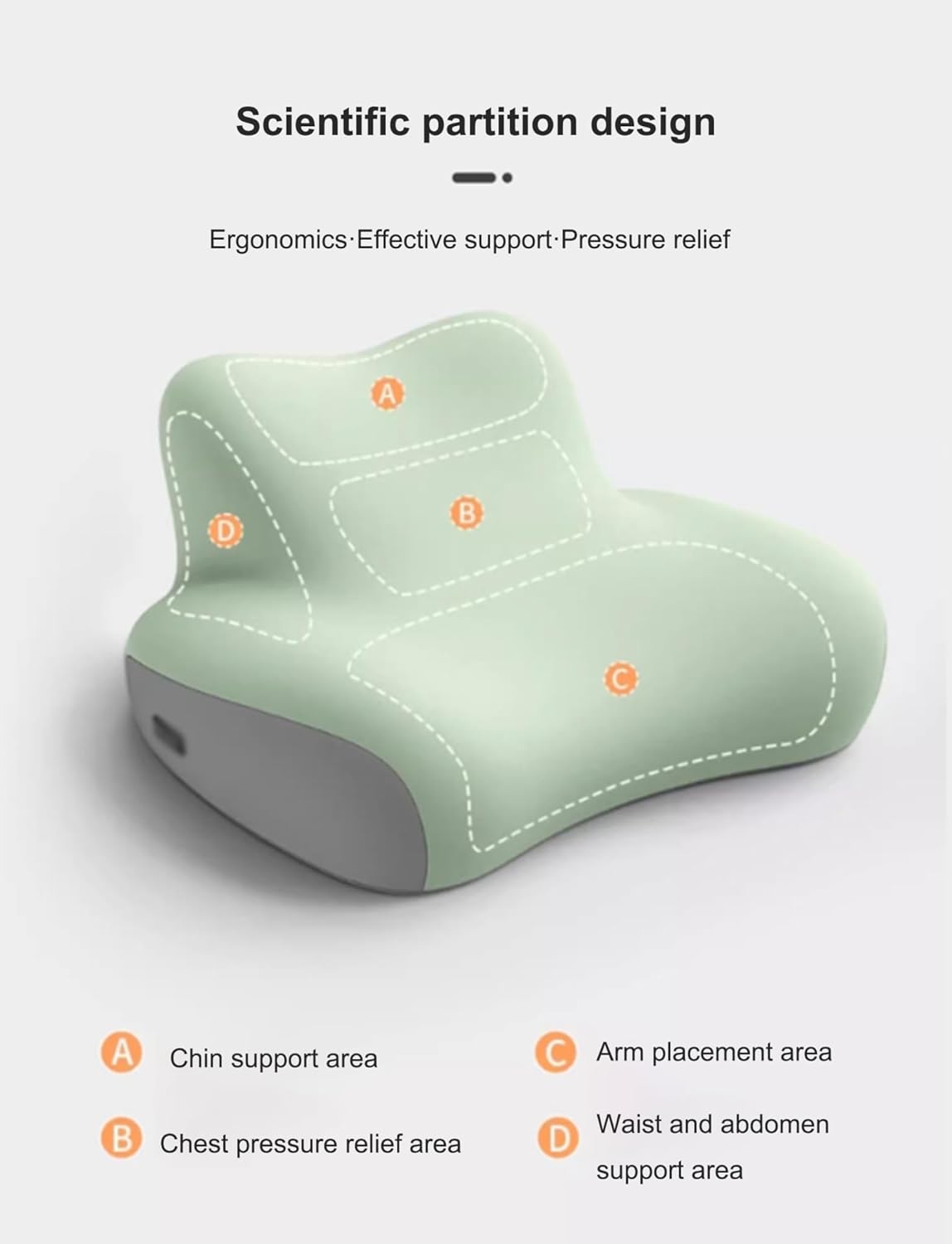 Face Down Pillow for Prone Sleep Multi-Functional Neck Support Pillow
