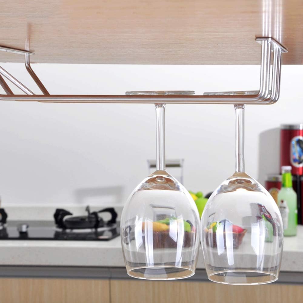 304 Stainless Steel Hanging Wine Glass Holder 1