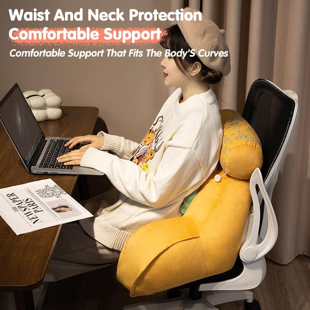 Reading Pillow for Adults - Detachable Neck Support with Armrests