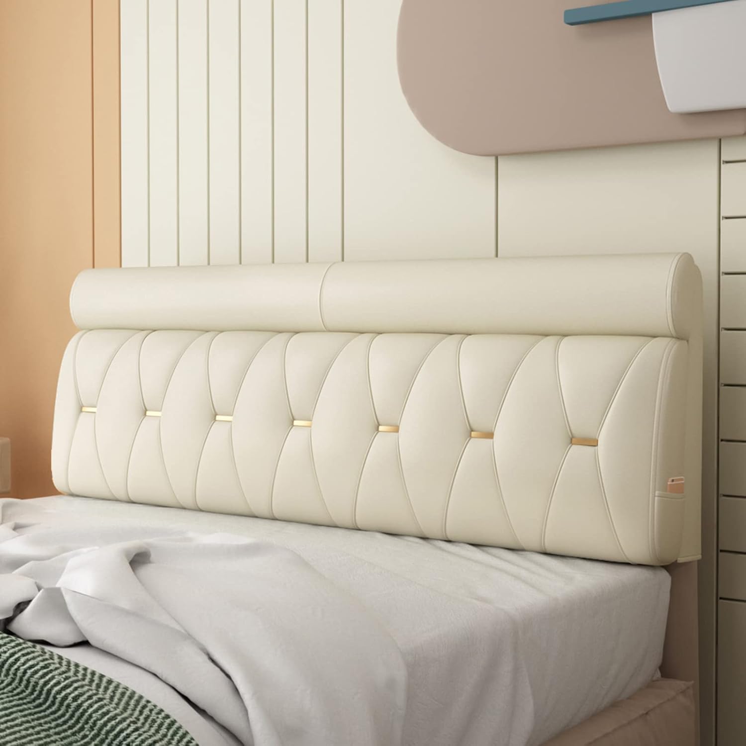 Wedge Body Pillow for Daybed Bunk Bed 472 Inch Large Bolster