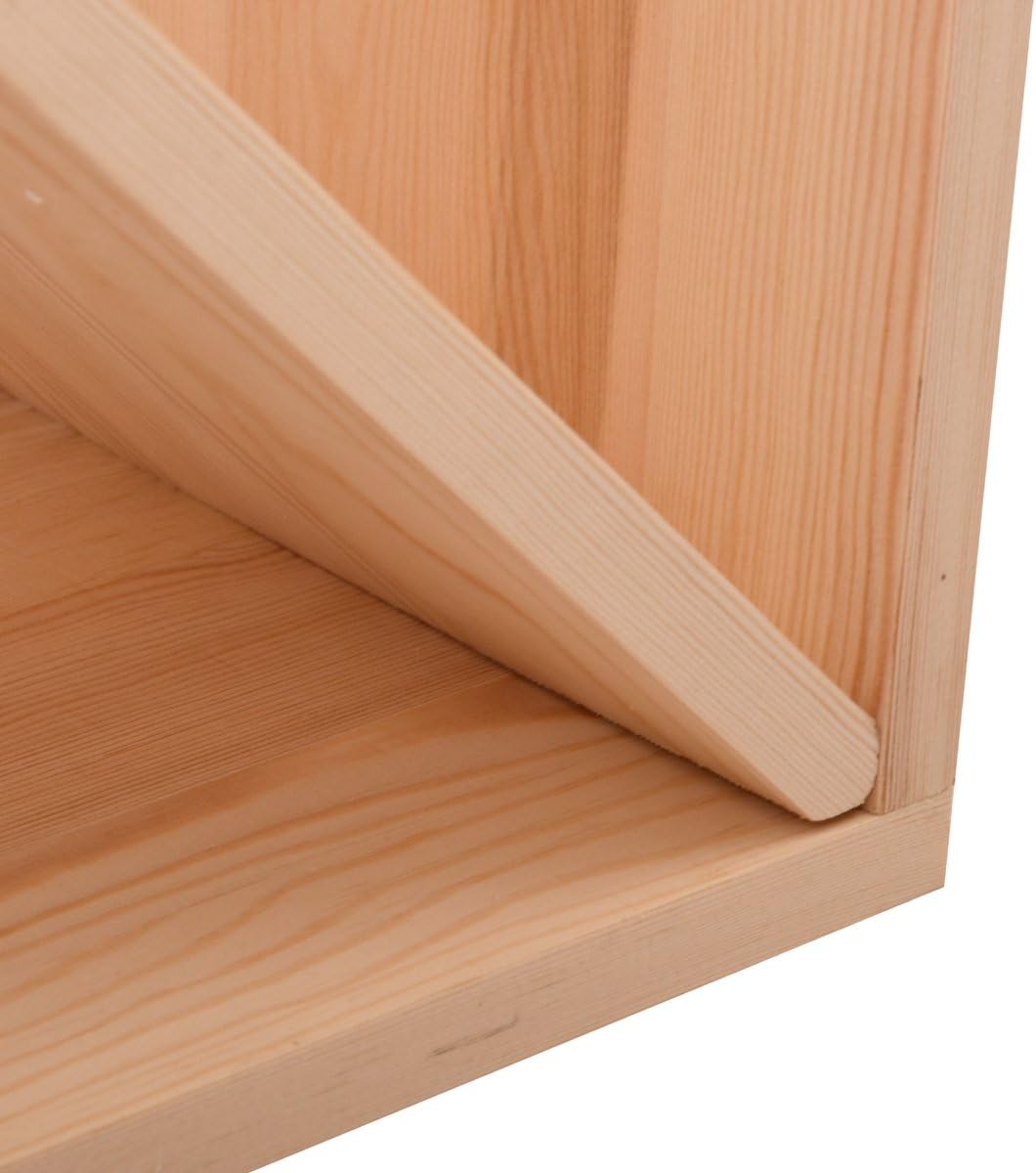 Sardoxx 24 Bottle Wine Rack Cedar Wood Cube Storage