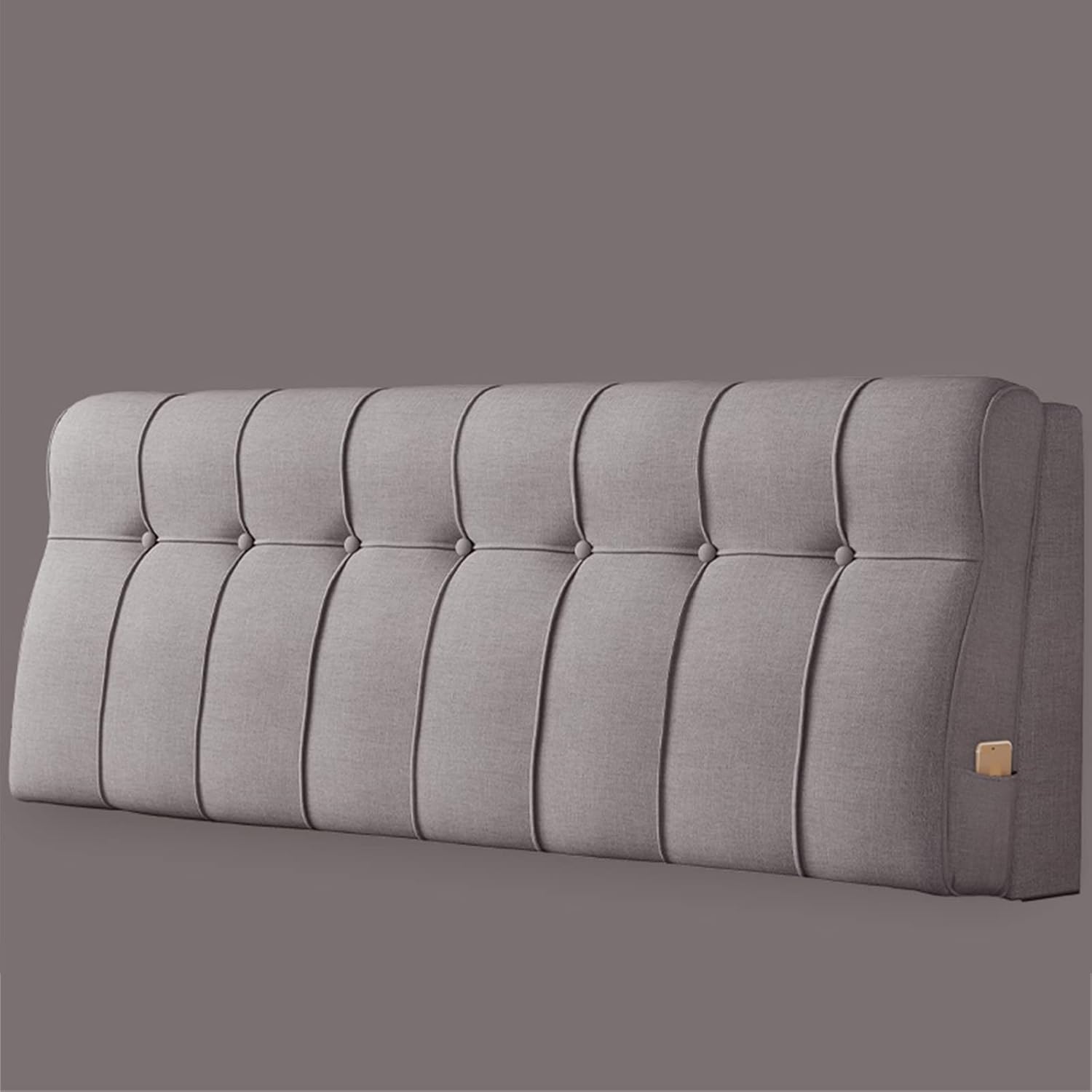 Large Bolster Headboard Pillow with Removable Cover
