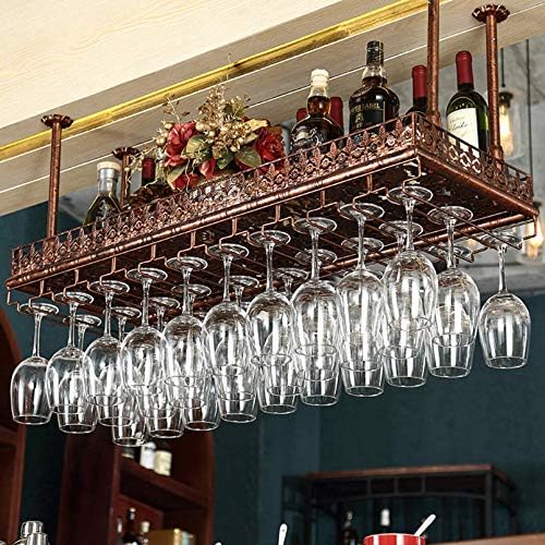 AZMANI Adjustable Metal Wine Rack Bronze 30-60cm