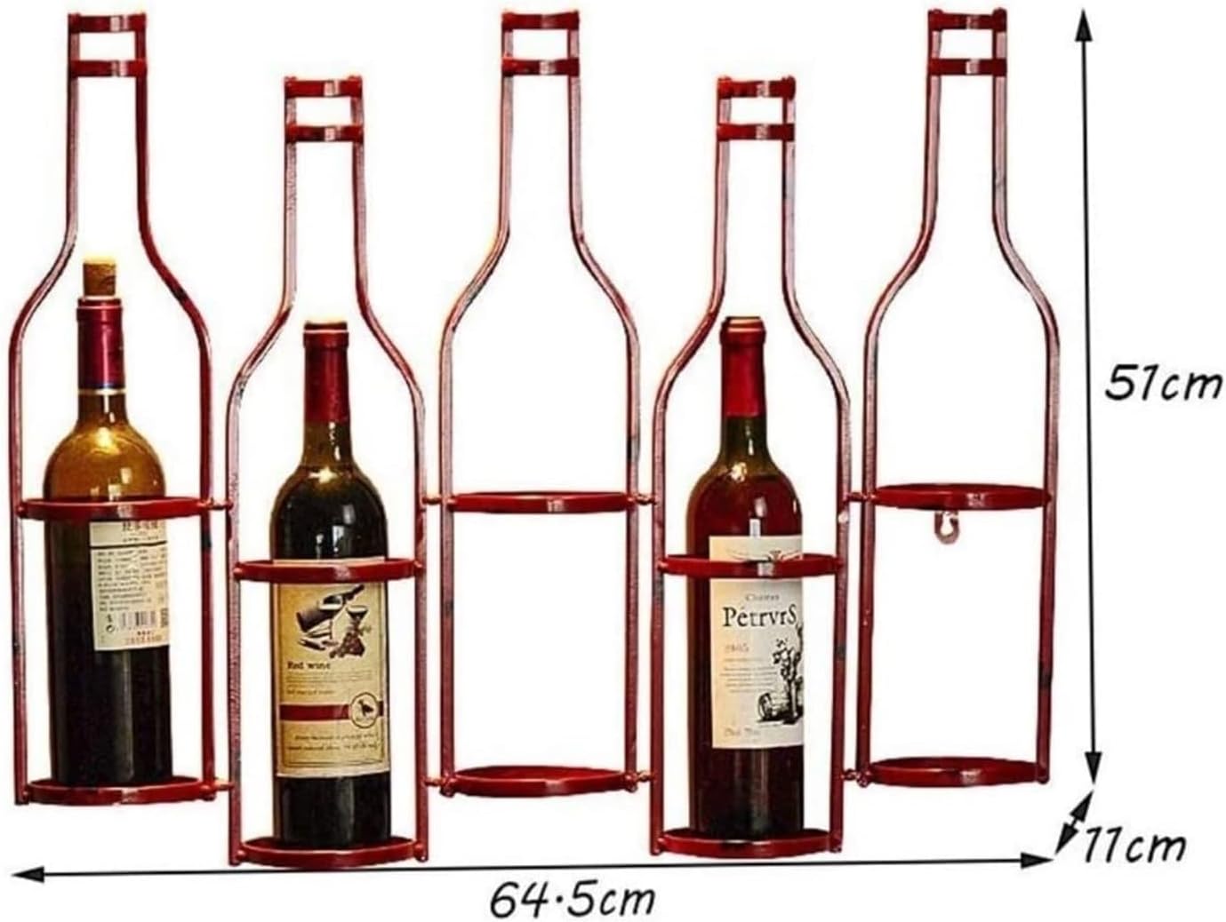 OXOAMP Freestanding Wine Rack Industrial Style
