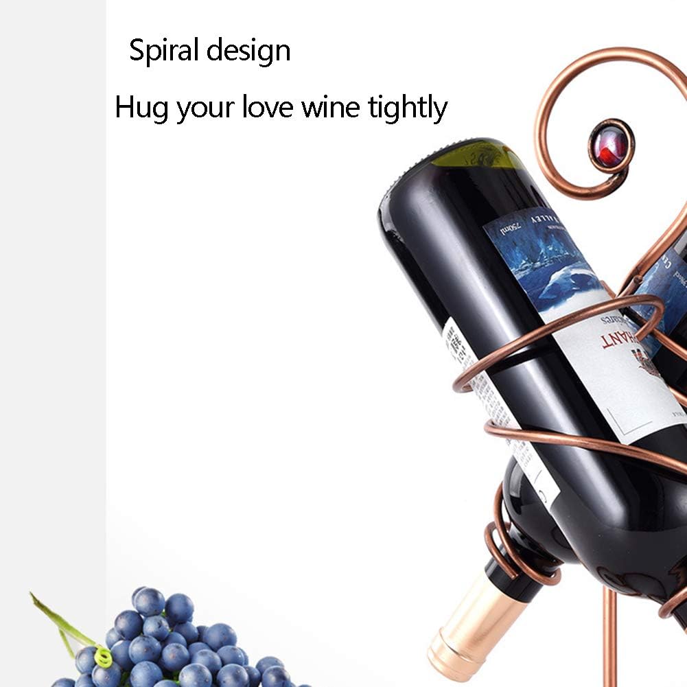Creative Freestanding Wine Rack for 2 Bottles