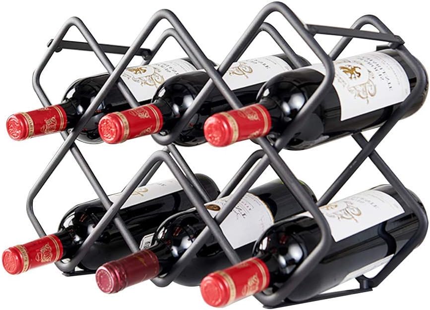 Freestanding Wine Rack 5 or 8 Bottles Space Saver