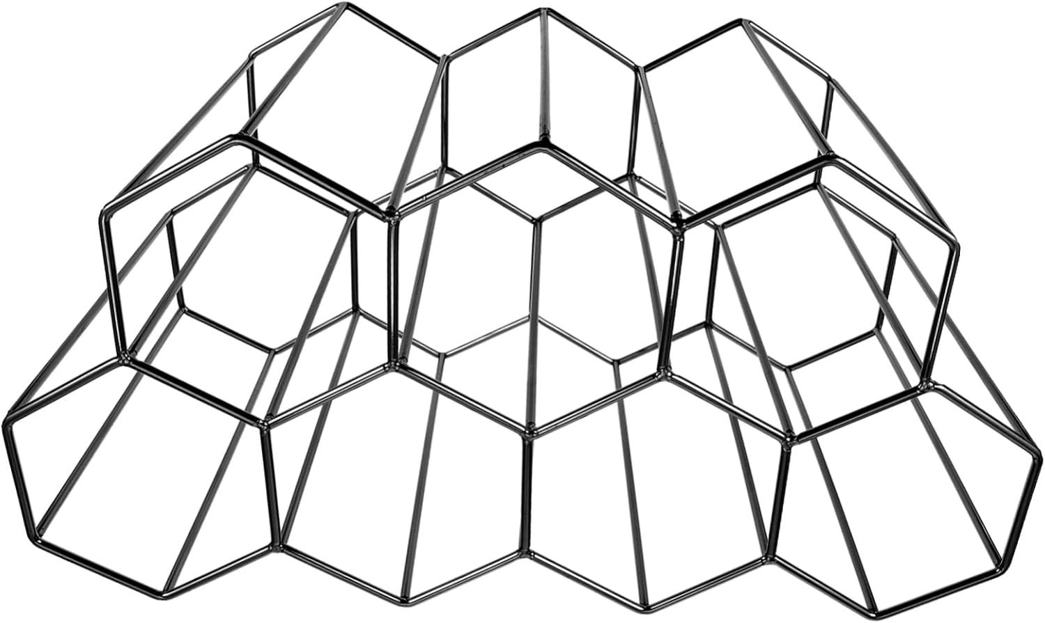 Cabilock 7-Hole Honeycomb Wine Display Stand
