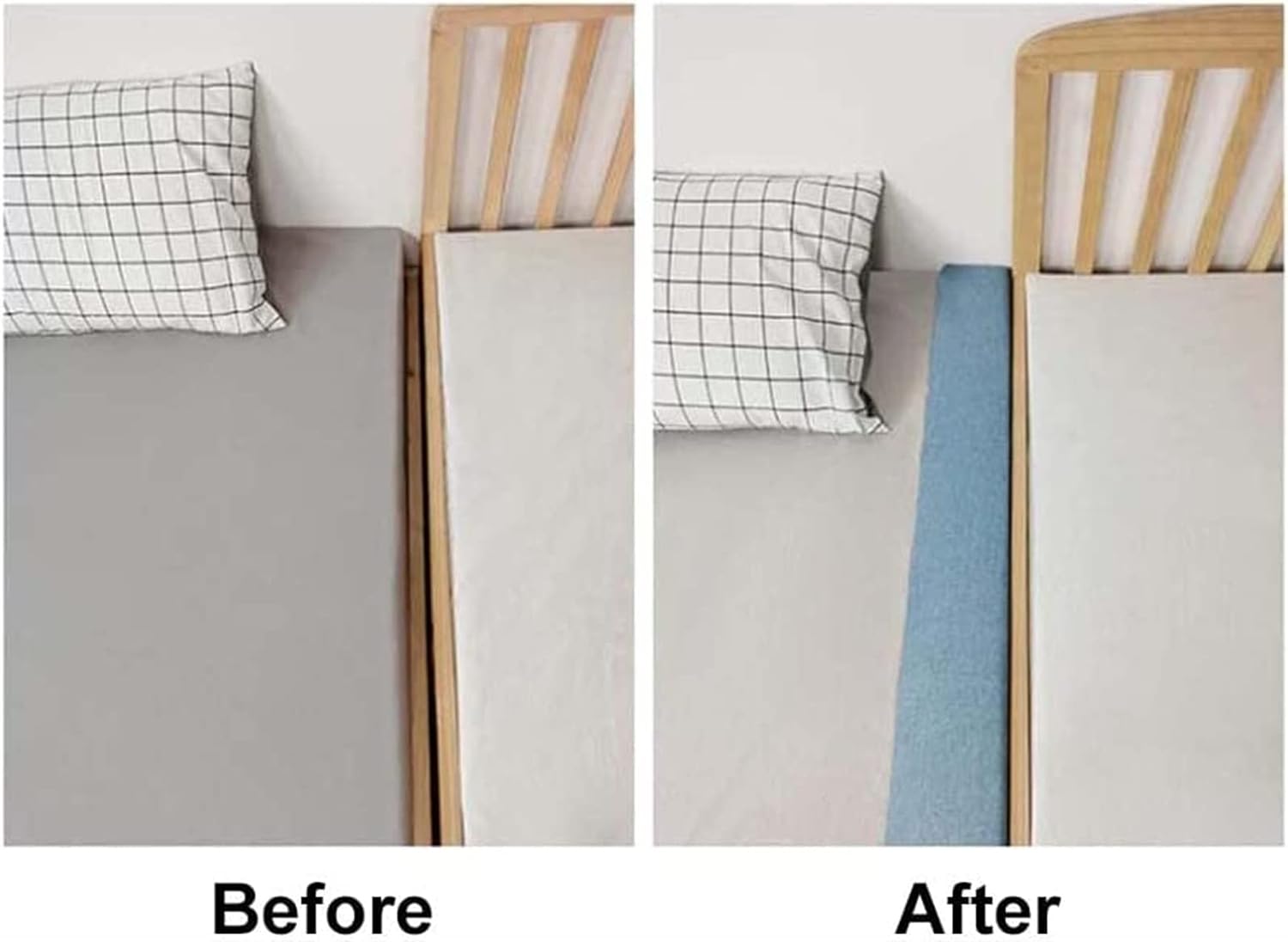 YSBJL Bed Gap Filler for Headboard King Removable Cover