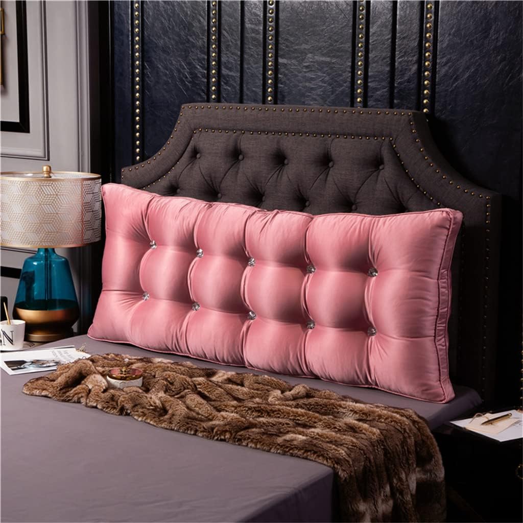 ZZYK King Size Rectangular Headboard Pillow with Removable Cover Red 23660cm