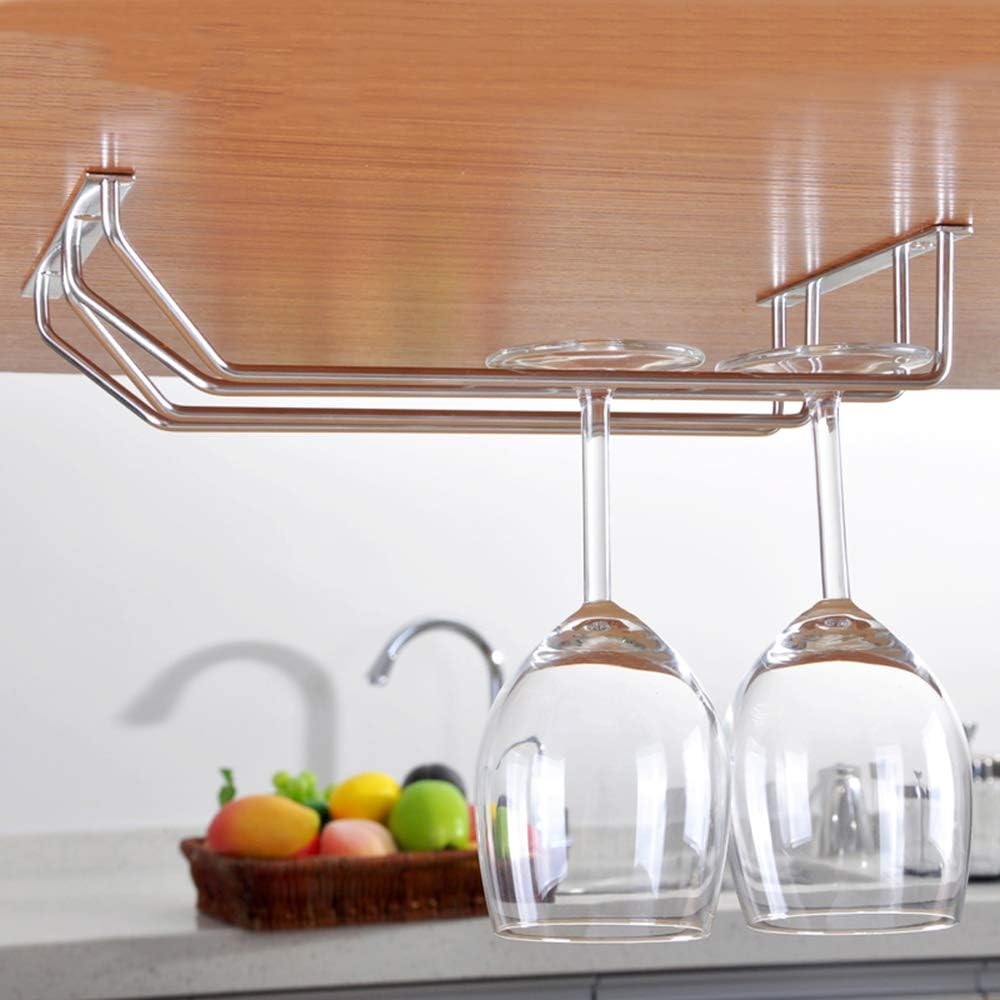 304 Stainless Steel Hanging Wine Glass Holder 1