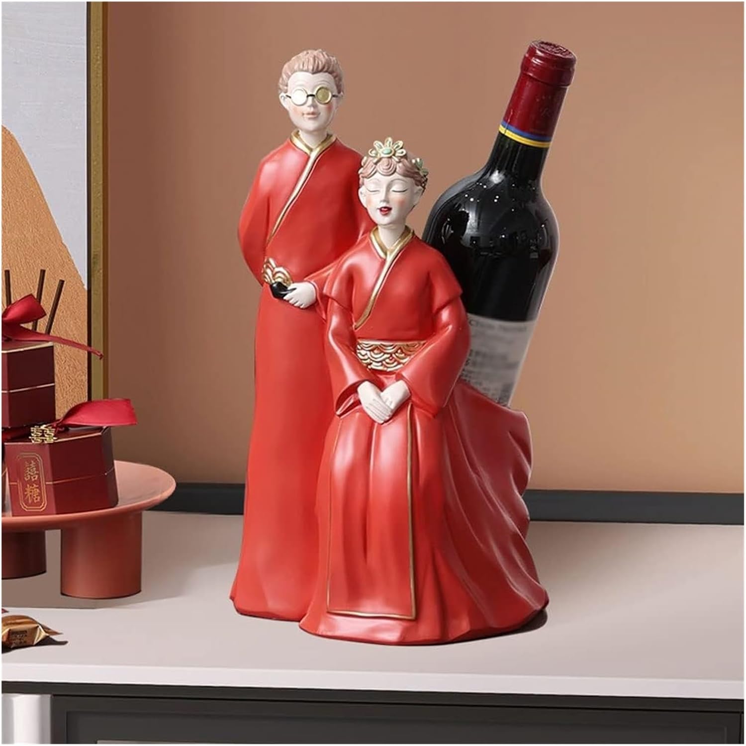 OXOAMP Freestanding Wine Rack Resin Display Stand