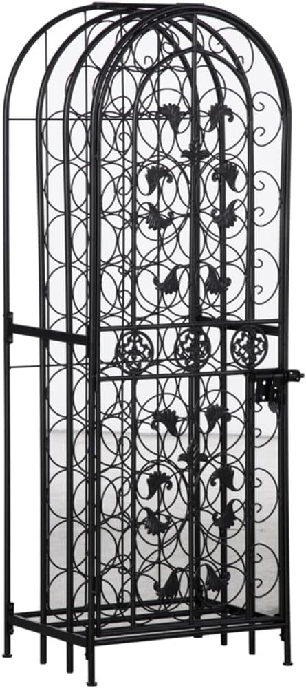 DESIGNSCAPE3D Wine Rack Cabinet - Secure 45-Bottle Storage
