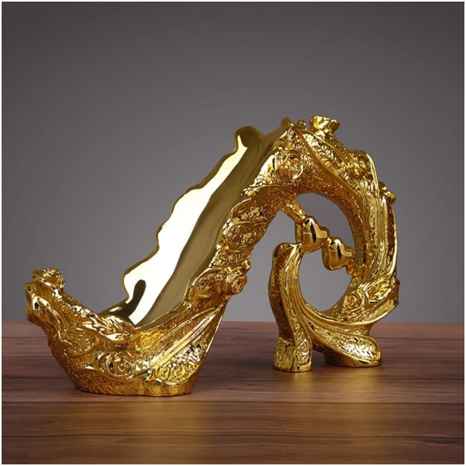 BIOMICE Gold Peacock Resin Wine Rack