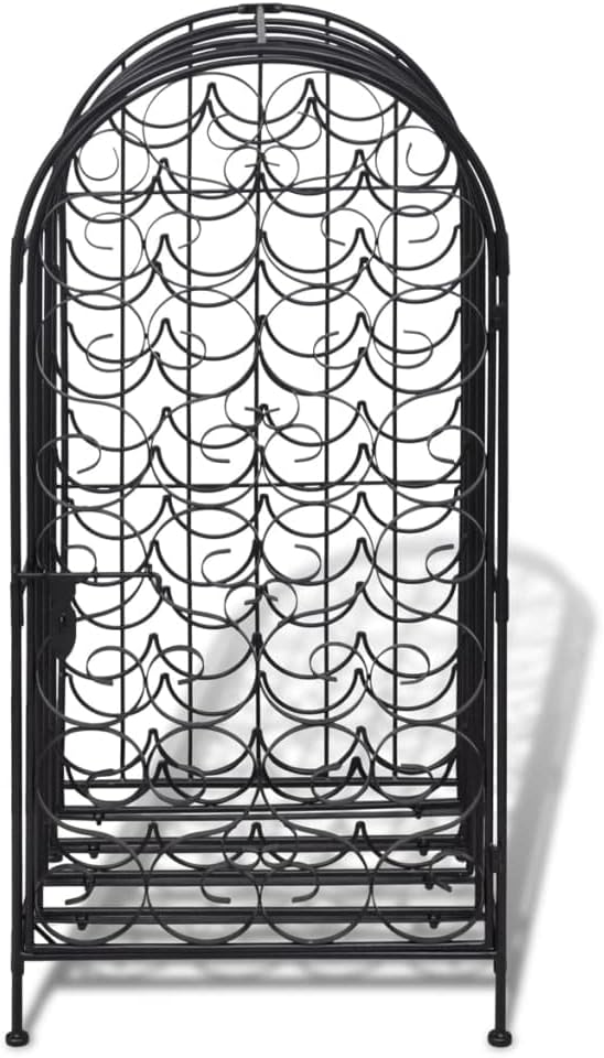 ROMHZKS 35 Bottle Metal Wine Rack - Rust Free and Elegant Design