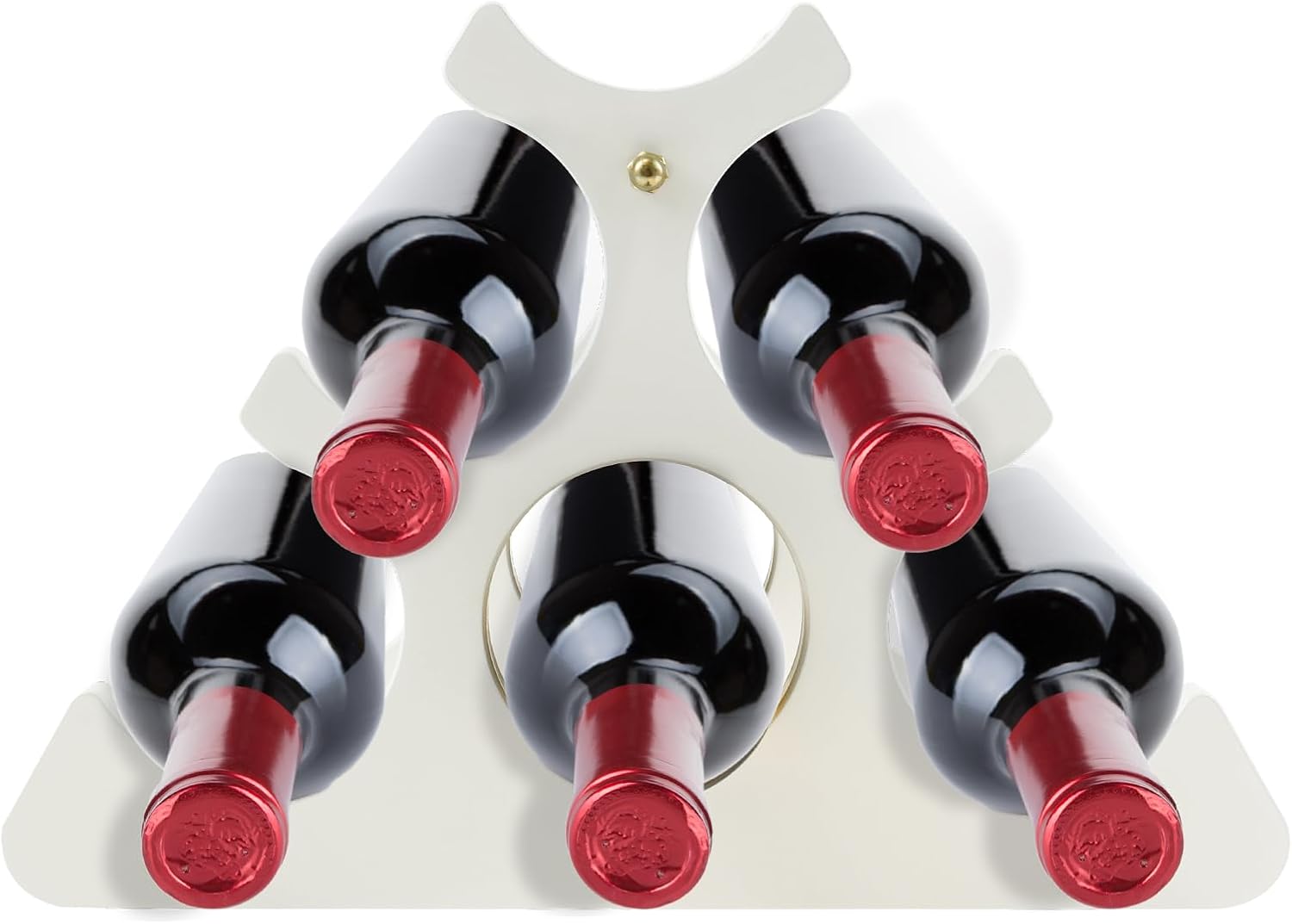 ZLHETWT Freestanding Wine Rack Holds 6 Bottles