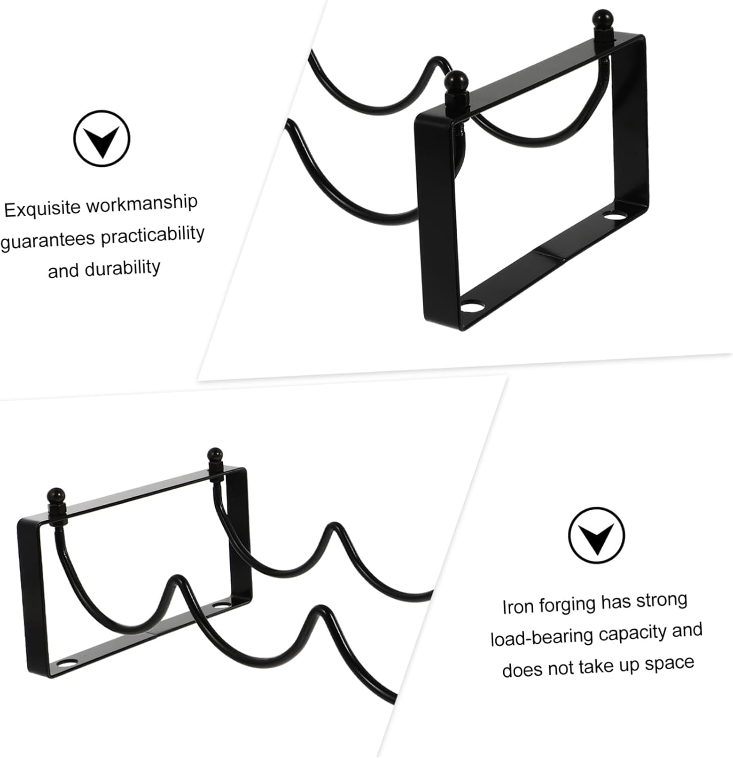 Cabilock 1pc Modern Wall Mount Wine Rack
