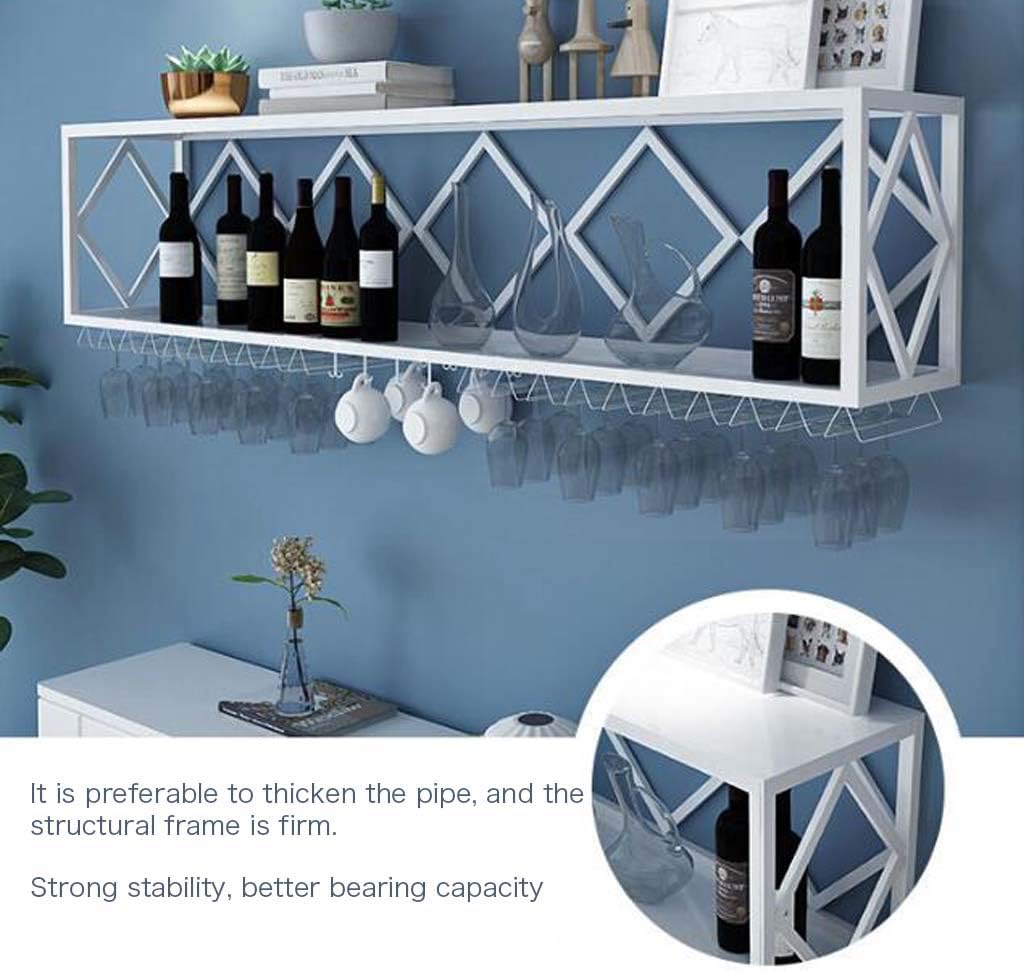 Wine Rack Floating Shelves Wall Mounted Multifunctional