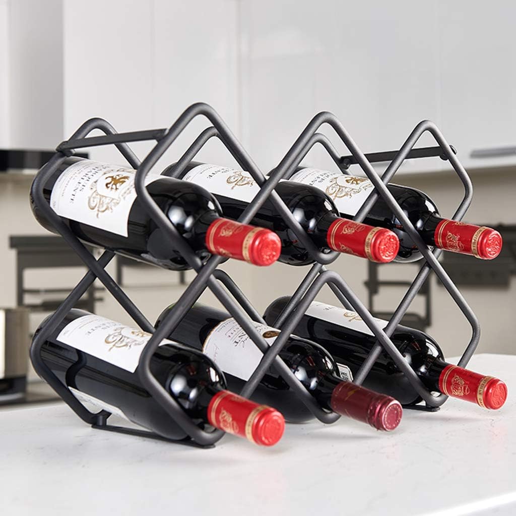 Freestanding Wine Rack 5 or 8 Bottles Space Saver