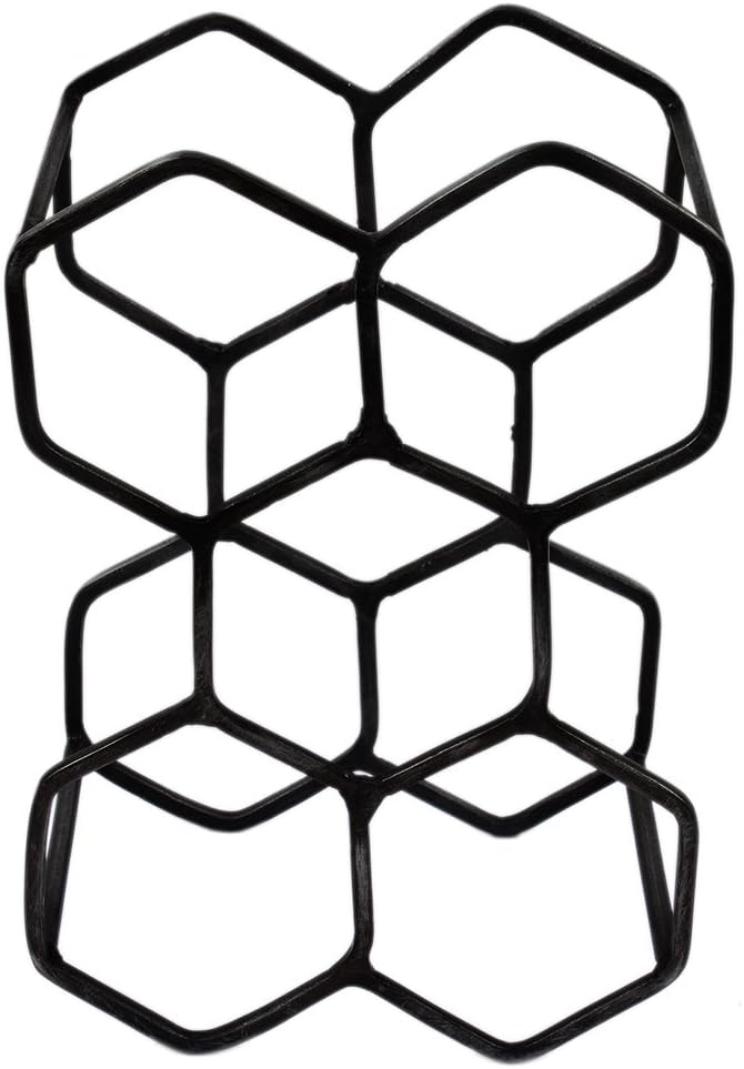 Storeindya Wrought Iron Wine Rack for Five Bottles