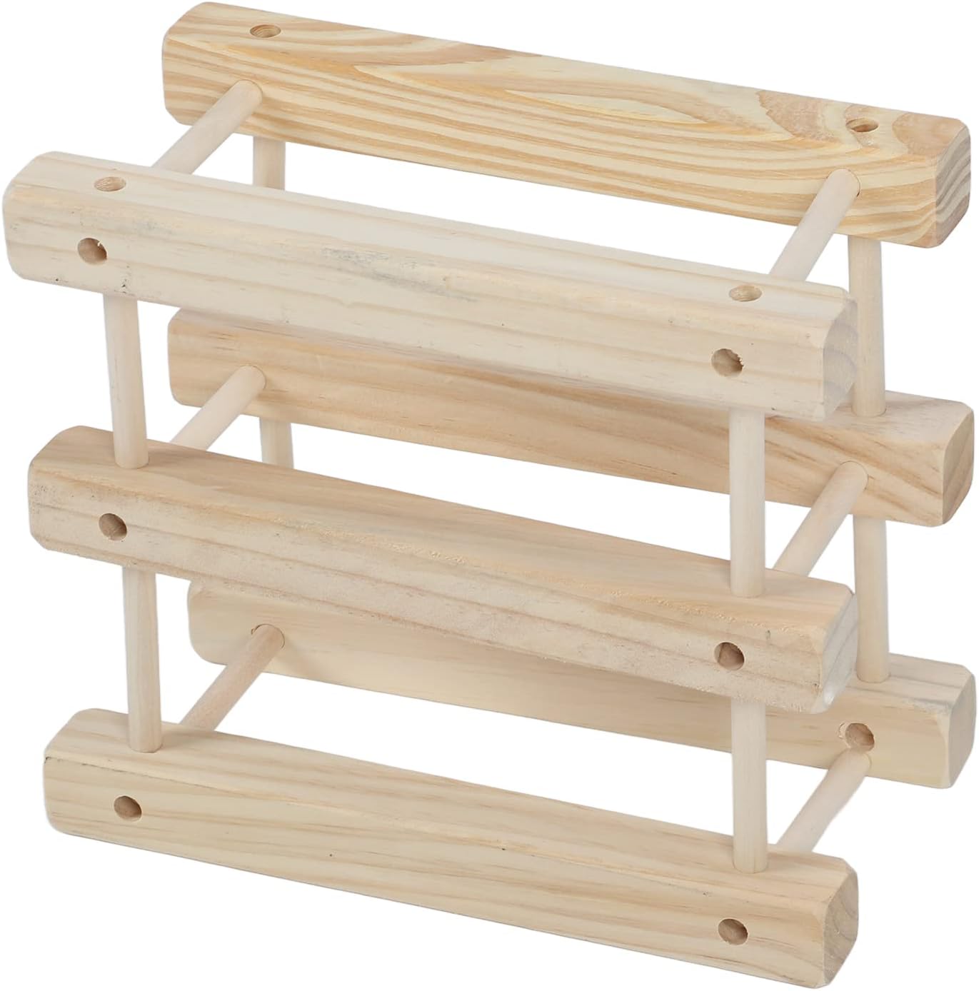 Pssopp Freestanding Wine Rack with 3 Tiers