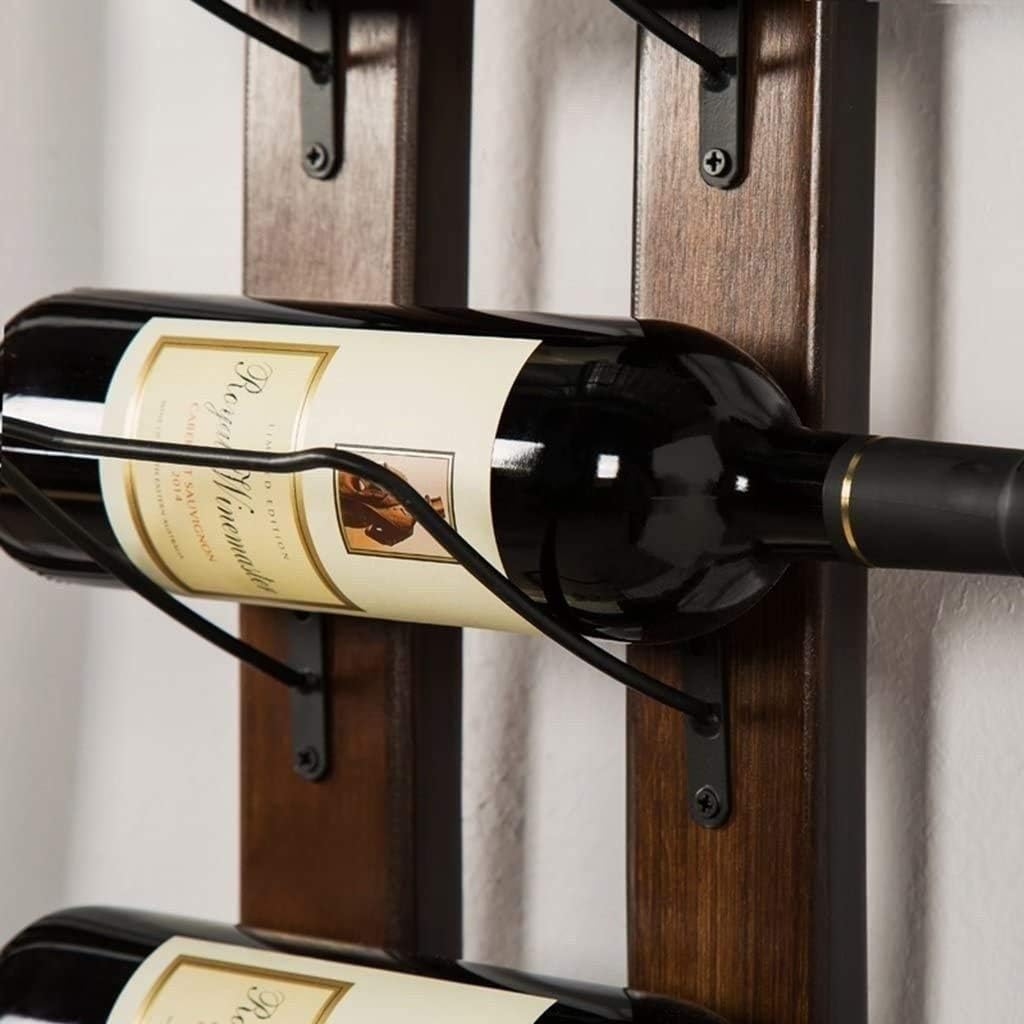 NZKW Wall Mounted Wine Rack 3pcs 5-15 Bottles Storage