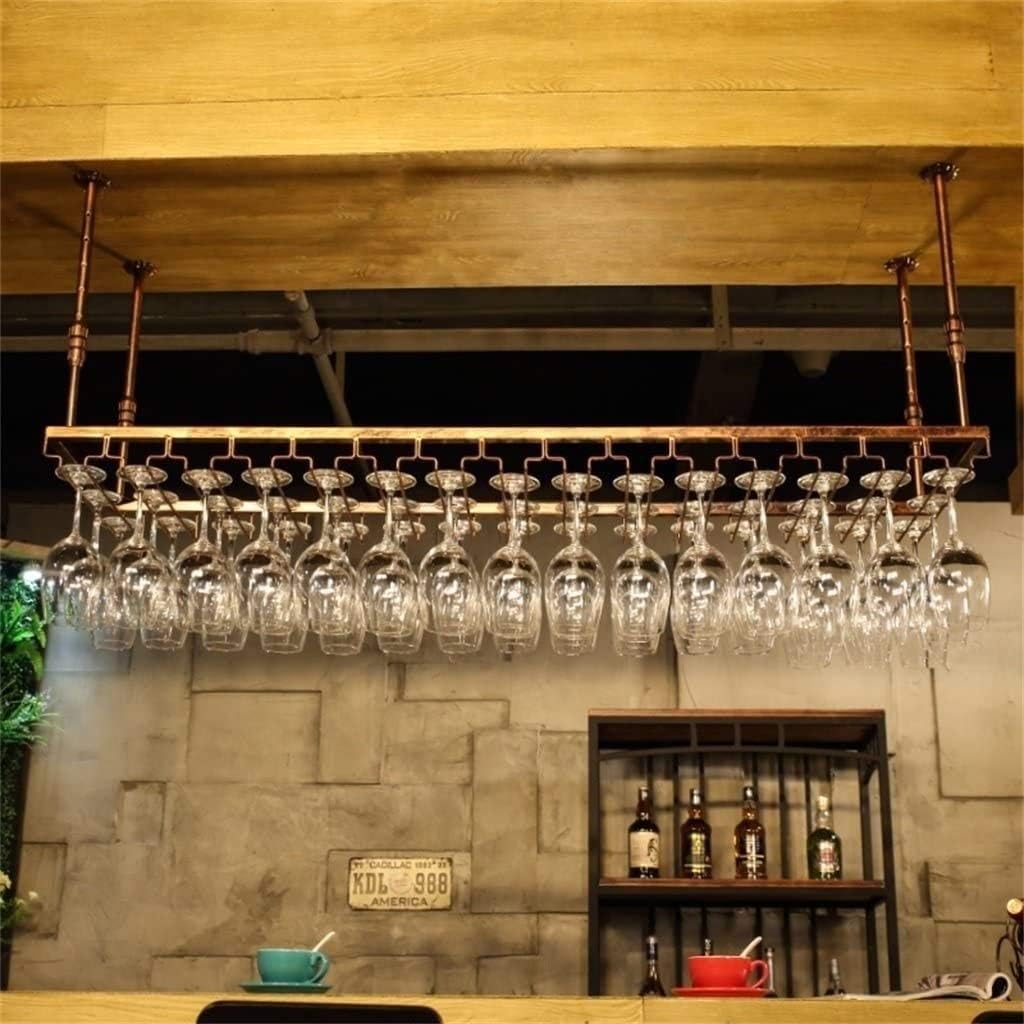 ZRCWW Bronze Ceiling Wine Glass Holder
