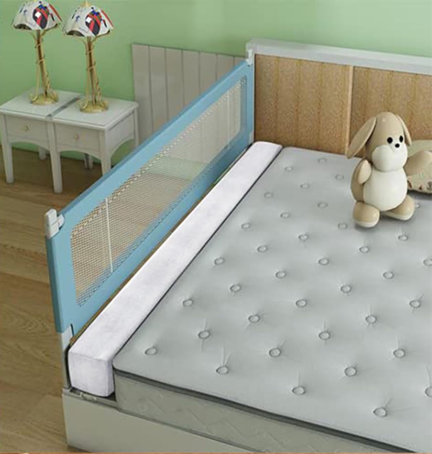 79 Inch Mattress Extender with Thick Pillow Stopper