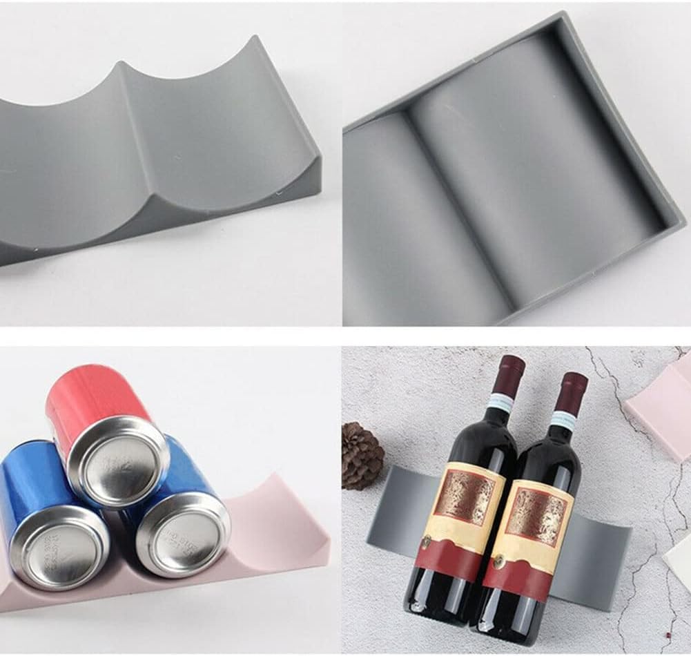 Light Pink Wine Rack for Home and Kitchen Use