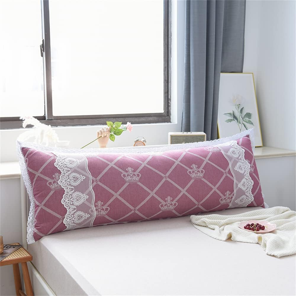 ZZYK Fleece Reading Pillow Large Bolster Cushion
